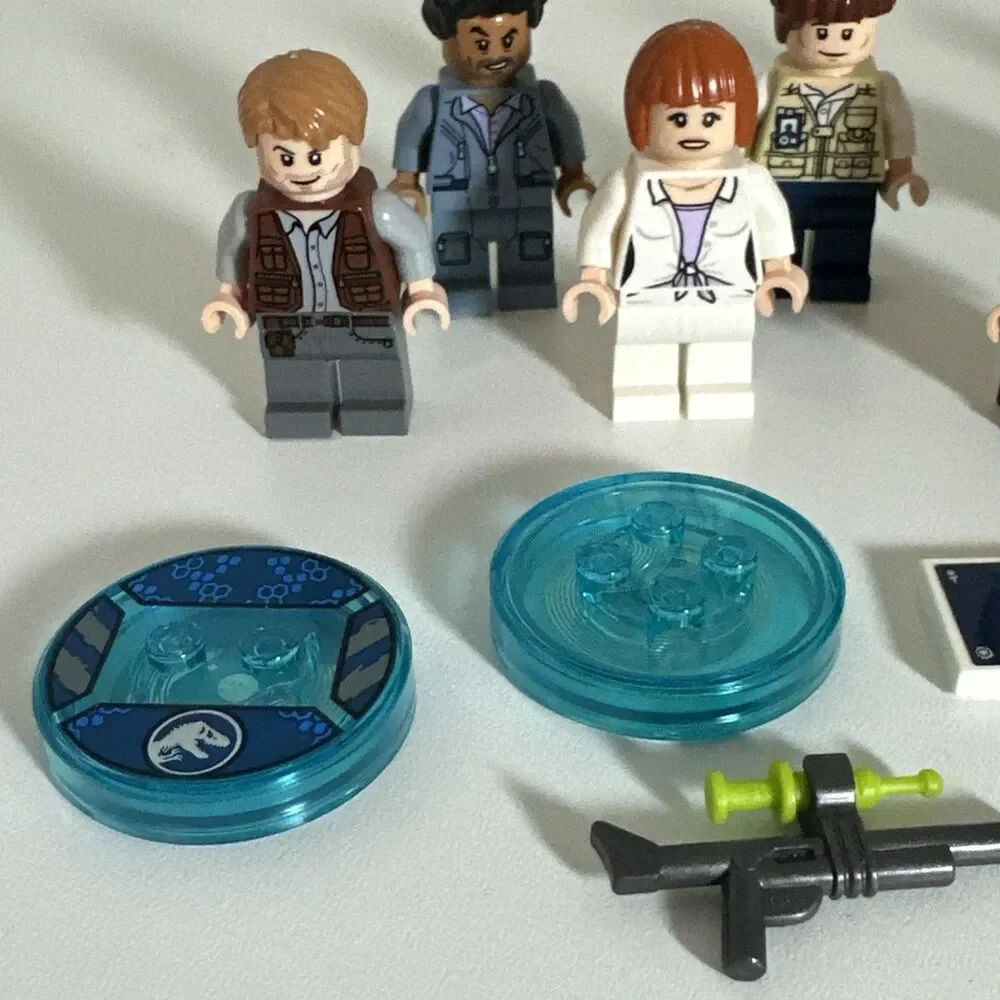 Lego Jurassic World And Park Minifigure Lot Vic Simon Claire World Tag Barry